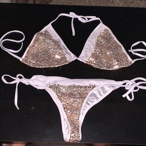 Sequin swim suit
